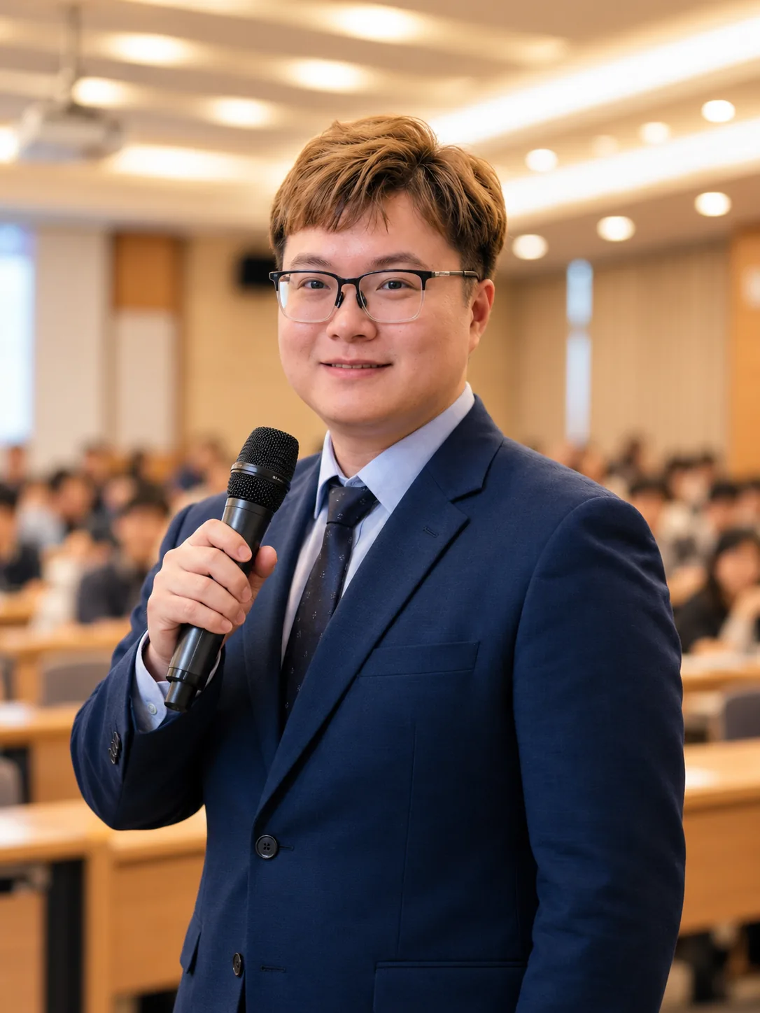 林思誠在教室講解